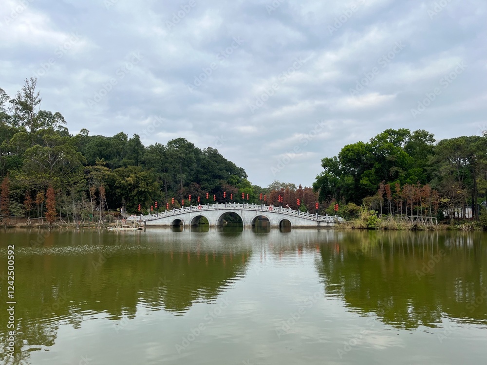 Obraz premium Bridge over the river