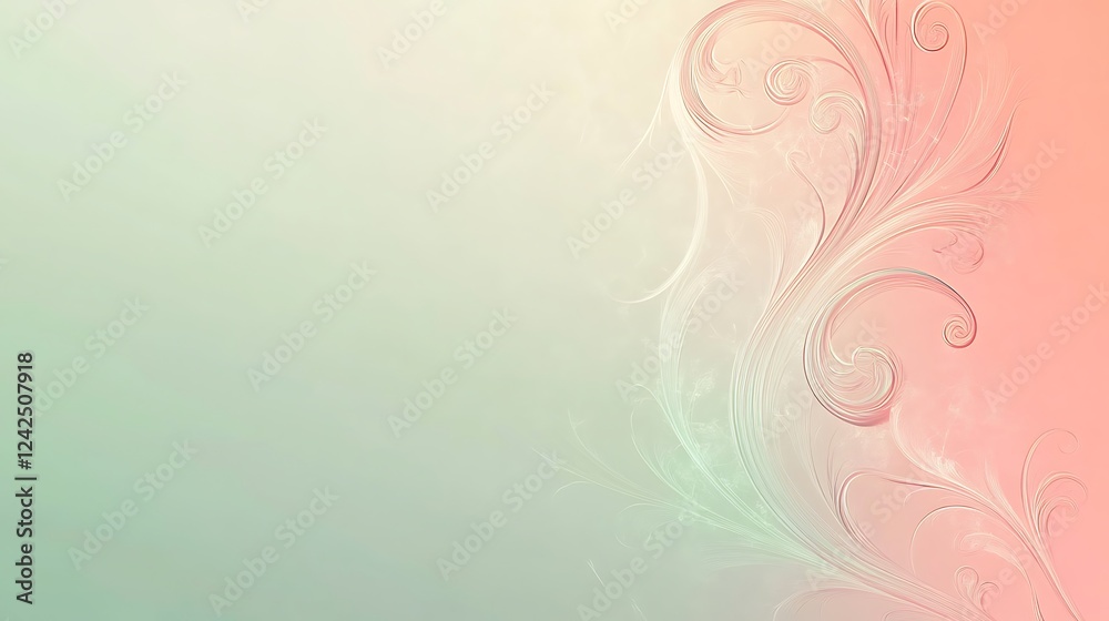Pastel floral design, soft background Pastel floral design, soft background