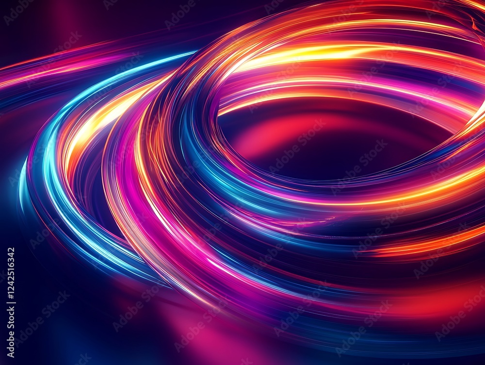 Abstract Glowing Light Trails with Vibrant Colors Creating a Futuristic Energy Wave Effect in a Dynamic Digital Motion Background for Modern and Tech Themes Abstract Glowing Light Trails with Vibrant Colors Creating a Futuristic Energy Wave Effect in a Dynamic Digital Motion Background for Modern and Tech Themes
