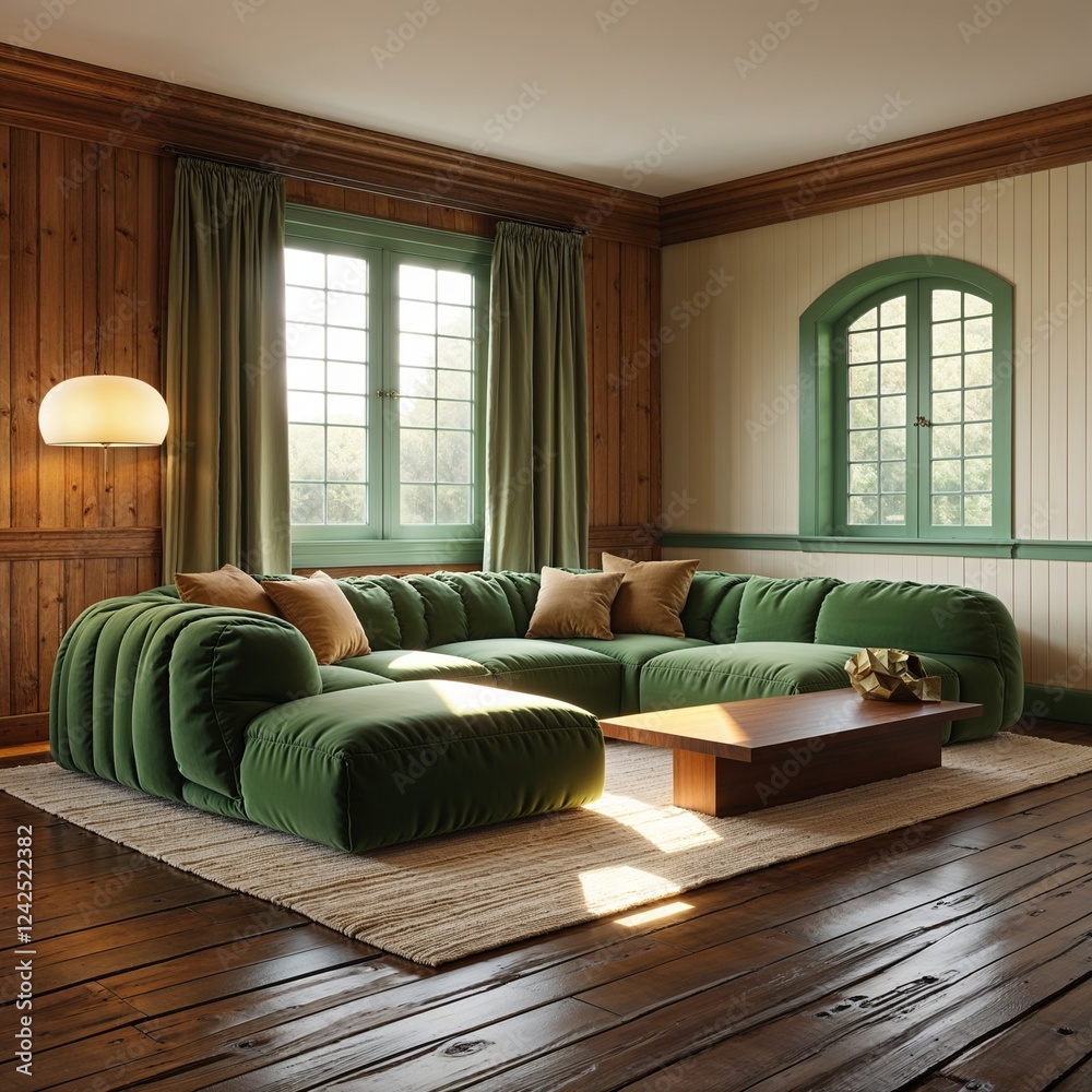 Fototapeta premium living room interior