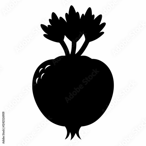 Abstract Celeriac Graphic for Vector Artwork