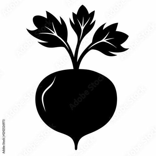 Abstract Celeriac Graphic for Vector Artwork