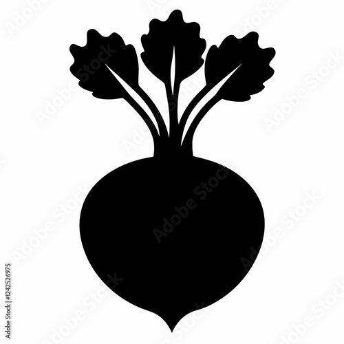 Abstract Celeriac Graphic for Vector Artwork