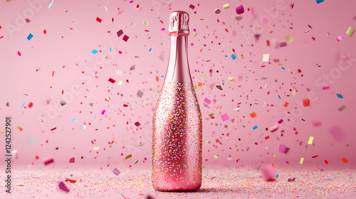 Wallpaper Mural Colorful Party Champagne Bottle Torontodigital.ca