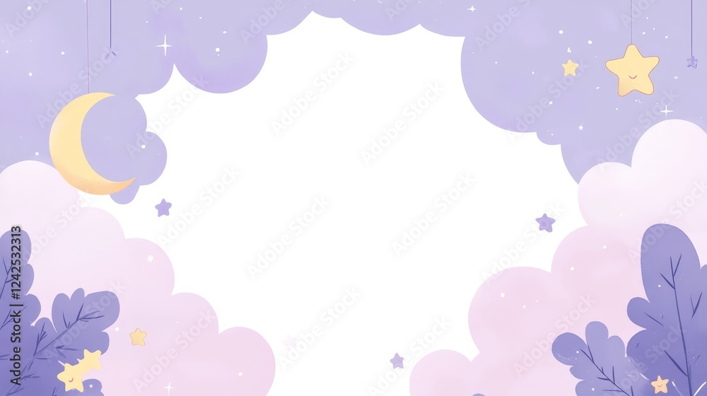 purple color. islamic background. flat art illustration purple color. islamic background. flat art illustration