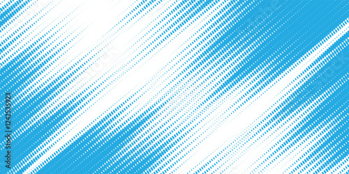 Dots halftone white and blue color pattern gradient grunge texture background. Dots pop art comics sport style vector illustration. vector grunge and dot