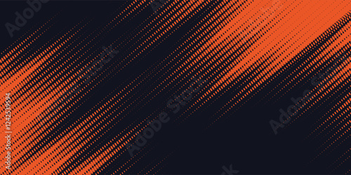 Dots halftone red and black gradient color pattern gradient grunge texture background. Dots pop art sport style vector illustration