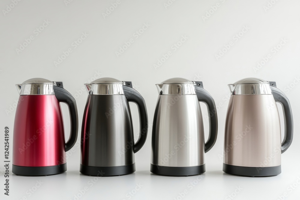 Sleek Modern Electric Kettles in Vibrant Colors - Perfect for Your Kitchen Sleek Modern Electric Kettles in Vibrant Colors - Perfect for Your Kitchen