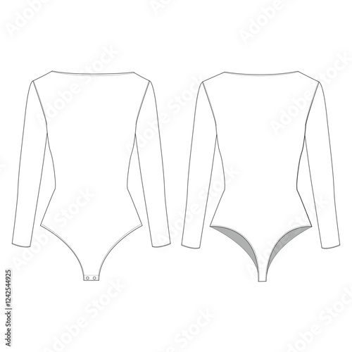 woman swim suits body suits mockup template clothing vector design