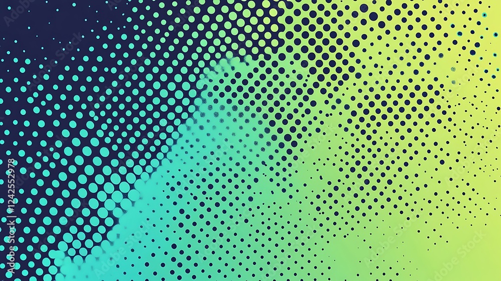Colorful Green and Blue Halftone Pattern on a Light Background for Modern and Vibrant Designs Colorful Green and Blue Halftone Pattern on a Light Background for Modern and Vibrant Designs