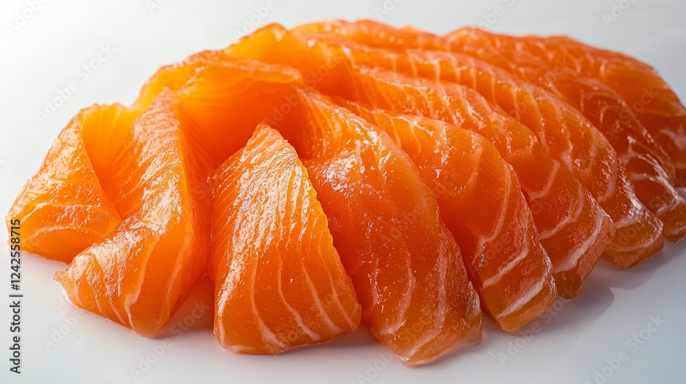 Juicy slice of salmon close-up isolated on white background Juicy slice of salmon close-up isolated on white background