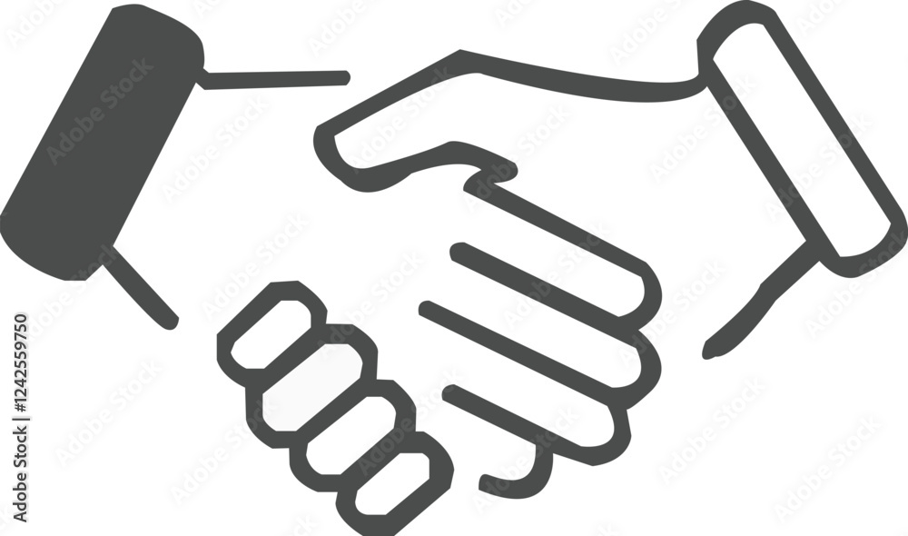 handshake icon vector illustration handshake icon vector illustration