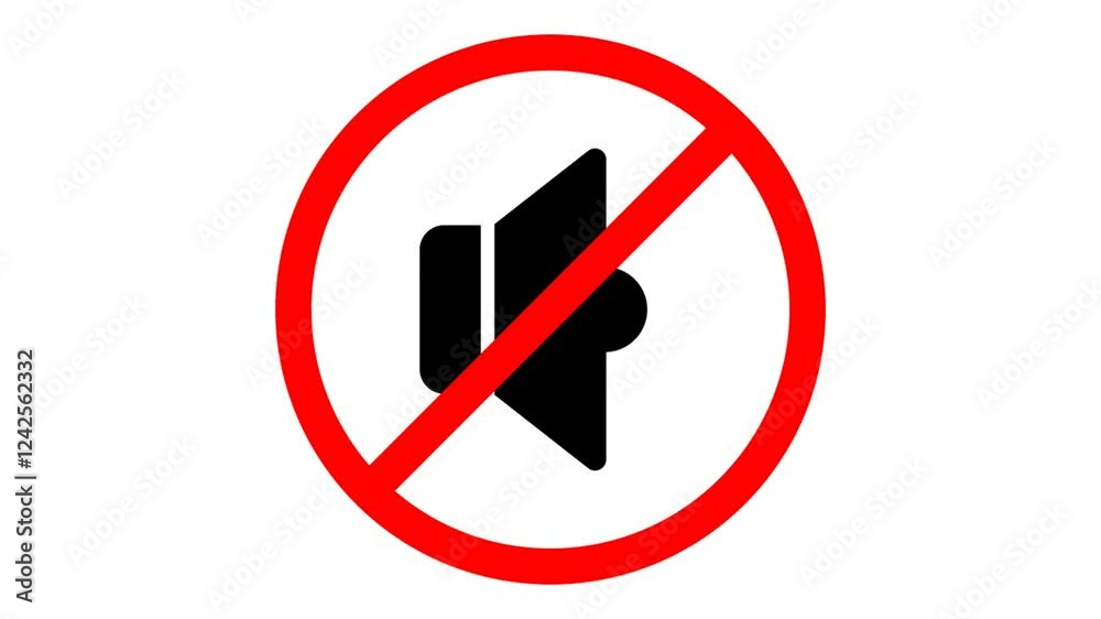 No sound sign indicating silence zone or no sound area sign and mute. The Shut Up symbol. Silent Please Sign. Do not make loud noises. No sound sign indicating silence zone or no sound area sign and mute. The Shut Up symbol. Silent Please Sign. Do not make loud noises.