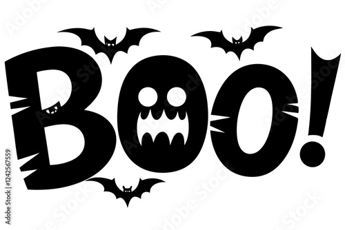 Boo-tiful Halloween Graphics – Spooky Vector Illustration & Line Art Set