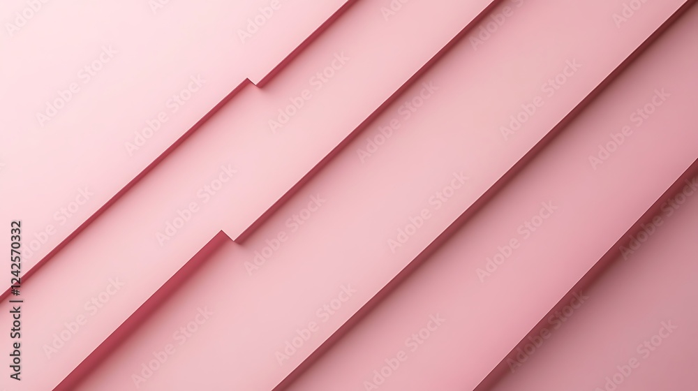 Obraz premium Pink abstract geometric background (1)