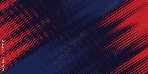 Abstract horizontal bright red and blue stripes background