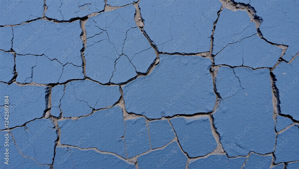 Obraz premium Cracked soil background
