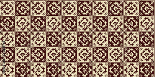 Decorative seamless pattern brown and vanila color, brown pattern, decoration pattern,