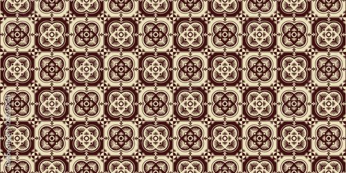 Decorative seamless pattern brown and vanila color, brown pattern, decoration pattern,