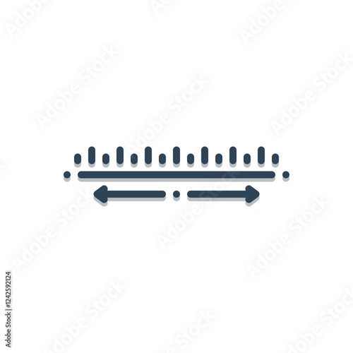 Color illustration icon for  width