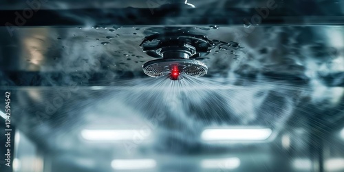 Comprehensive indoor fire suppression systems utilize advanced smoke detectors.