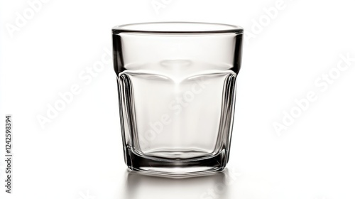 Wallpaper Mural Empty glass tumbler, studio shot, white background, beverage advertising Torontodigital.ca