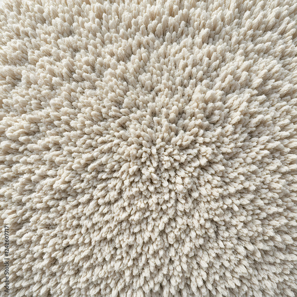 Cream colored fluffy texture close up detailed soft shaggy carpet on transparent background off rug Cream colored fluffy texture close up detailed soft shaggy carpet on transparent background off rug