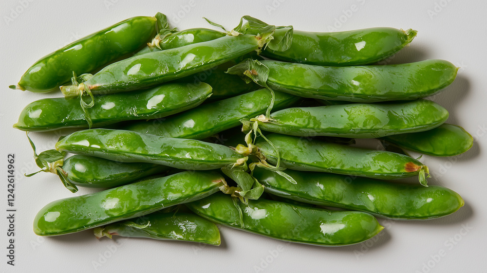Fresh Green Peas Isolated on White Background
Fresh Green Peas Isolated on White Background