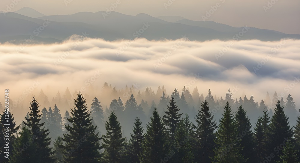 Dreamscape of Rolling Mist Generative AI Dreamscape of Rolling Mist Generative AI