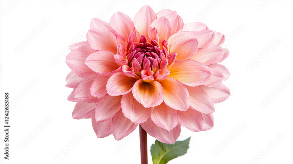 Fototapeta premium Chrysanthemum Isolated on White Background