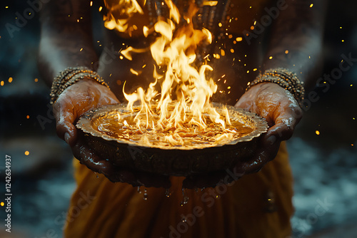  yajna: the sacred fire ritual photo