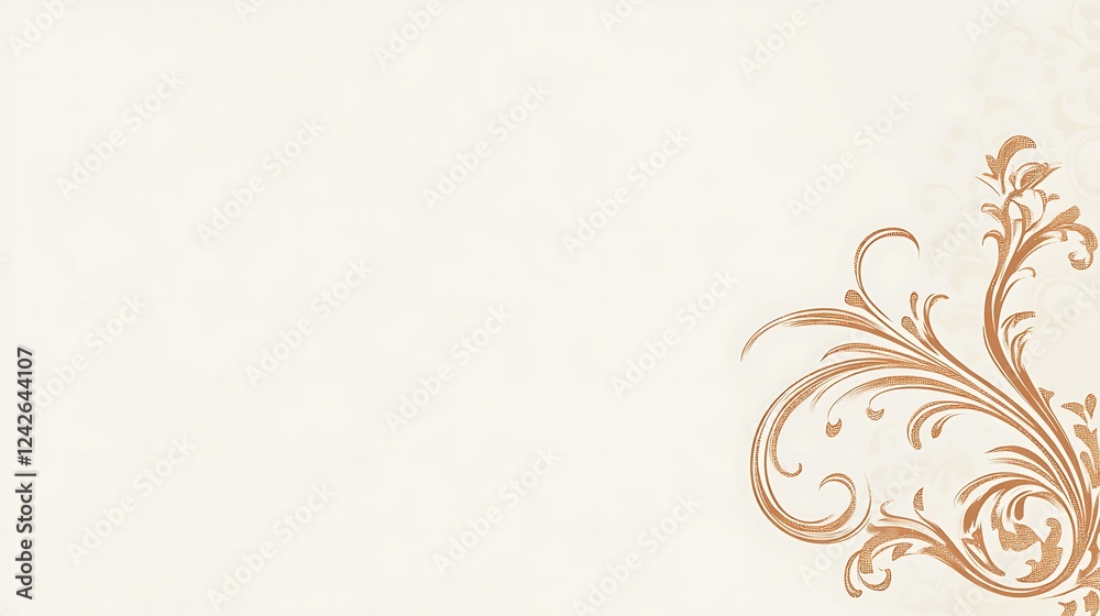 Elegant floral design, beige background, invitation (3) Elegant floral design, beige background, invitation (3)