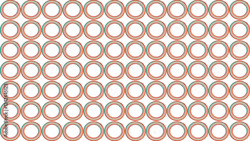  Circle seamless pattern background vector background