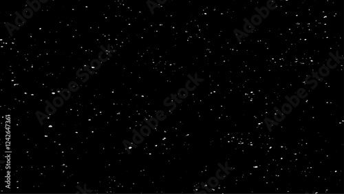 Vector heavy snowfall, snowflakes in different shapes and forms. Snow flakes, snow background. Falling Christmas. Stock royalty free vector illustration.