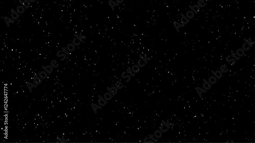 Vector heavy snowfall, snowflakes in different shapes and forms. Snow flakes, snow background. Falling Christmas. Stock royalty free vector illustration.