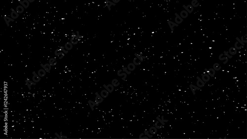 Vector heavy snowfall, snowflakes in different shapes and forms. Snow flakes, snow background. Falling Christmas. Stock royalty free vector illustration.