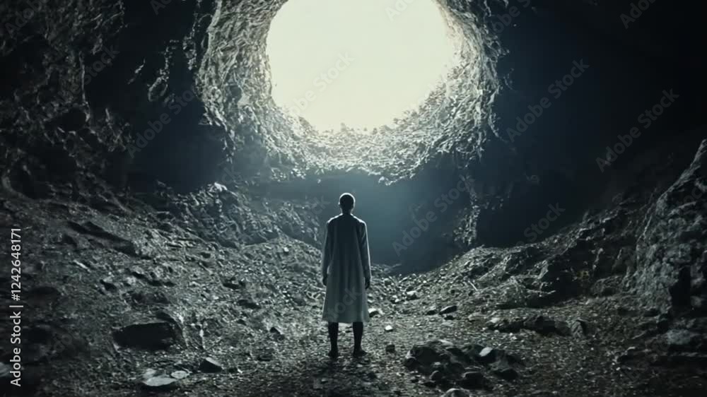 Solitude in the Dark Cave: A Journey Towards the Light