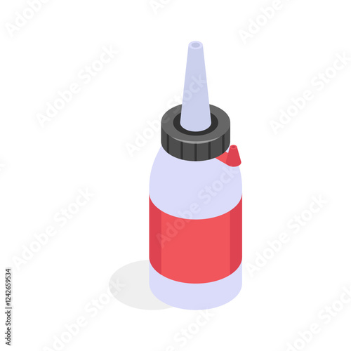 Take a look at this amazing icon of glue bottle in modern style