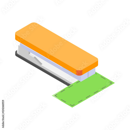 Take a look at this amazing icon of stapler in modern style