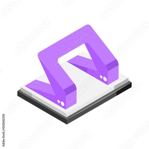 Get this amazing icon of hole puncher in modern style