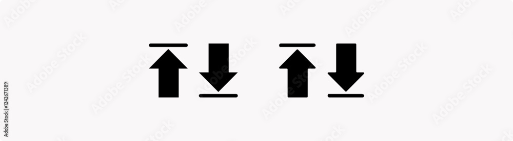 Vector Up Arrow Icon , Arrows, Black arrows icon vector set. Vector Up Arrow Icon , Arrows, Black arrows icon vector set.