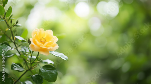 A Single Yellow Rose: A sol...
