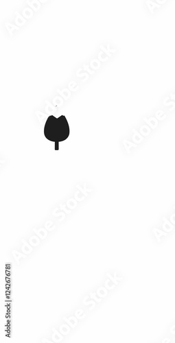 black and white leaf