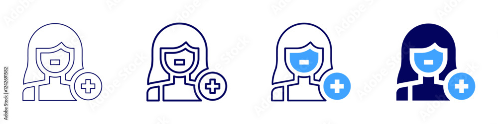 Social media policy icon in 4 different styles. Thin Line, Line, Bold, and Bold Line. Duotone style. Editable stroke Social media policy icon in 4 different styles. Thin Line, Line, Bold, and Bold Line. Duotone style. Editable stroke