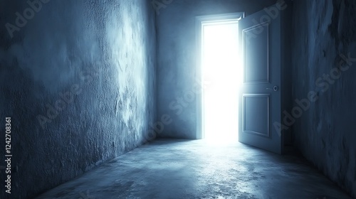 Wallpaper Mural Room, door, light, hope, mystery, grunge, escape Torontodigital.ca