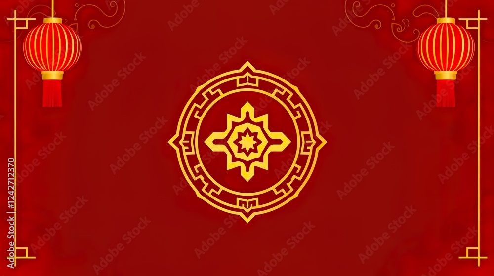 Design a lavish and culturally rich composition using a luxury red and gold Chinese-inspired background, evoking opulence and tradition. Design a lavish and culturally rich composition using a luxury red and gold Chinese-inspired background, evoking opulence and tradition.