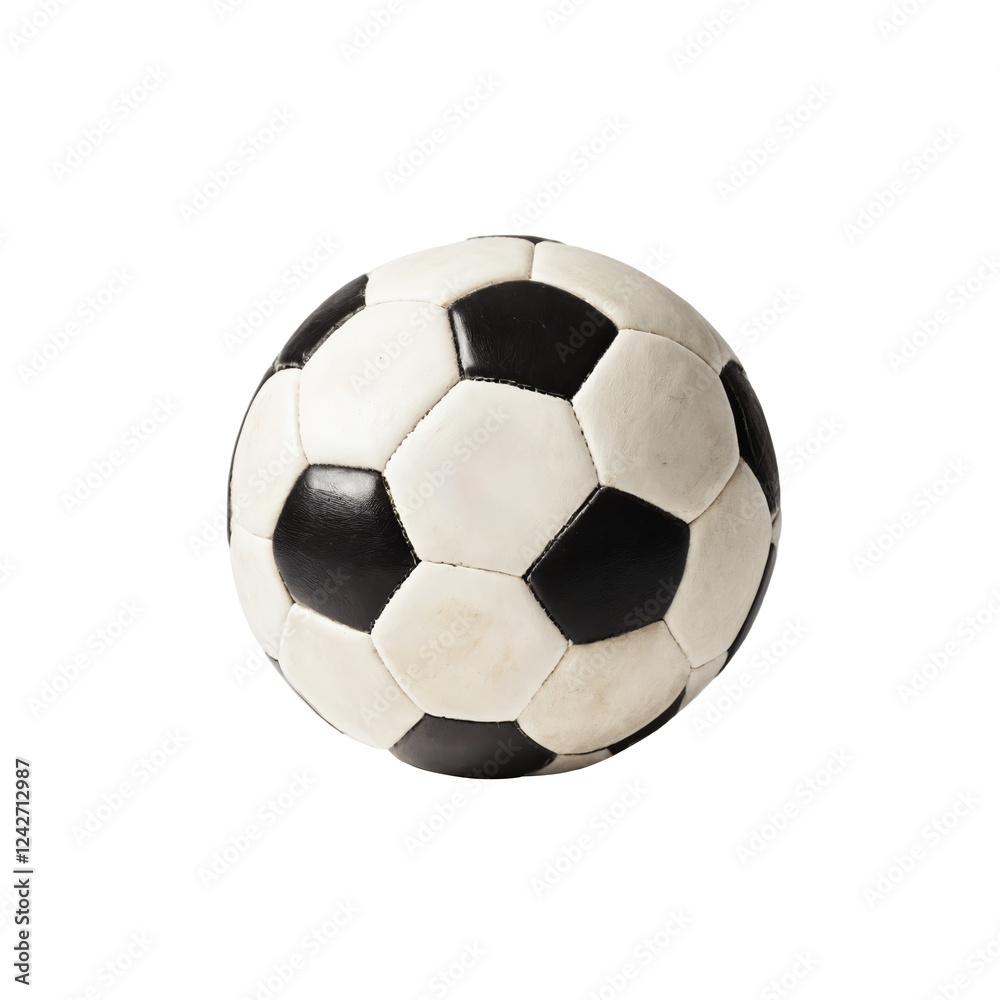 Fototapeta premium Soccer ball isolated on transparent background.