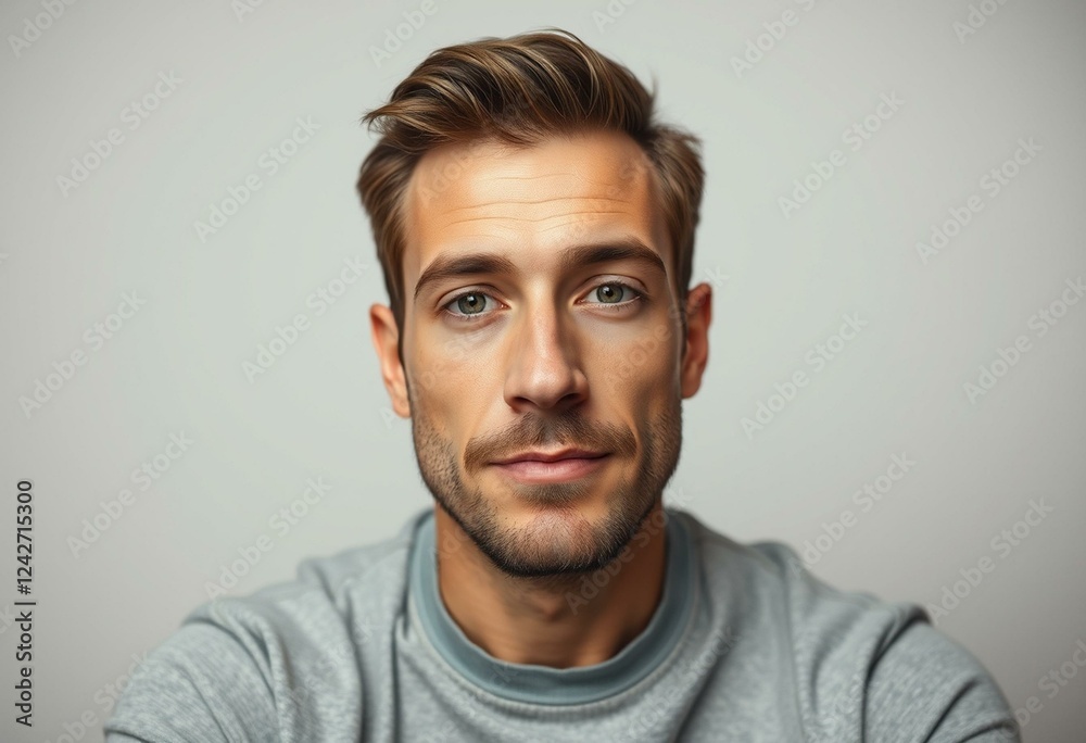 Photorealistic portrait of a male with a large nose Photorealistic portrait of a male with a large nose