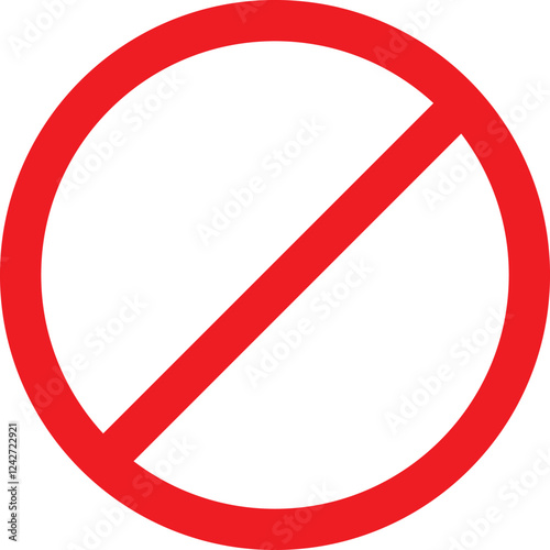 Ban sign vector design. Free Download Ban sign vector design. - GFXLoad