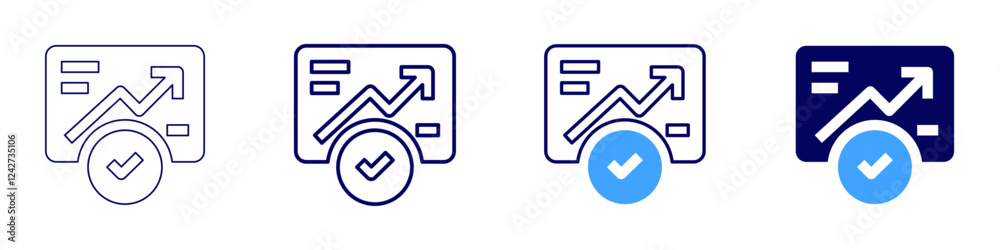 Device analysis icon in 4 different styles. Thin Line, Line, Bold, and Bold Line. Duotone style. Editable stroke Device analysis icon in 4 different styles. Thin Line, Line, Bold, and Bold Line. Duotone style. Editable stroke